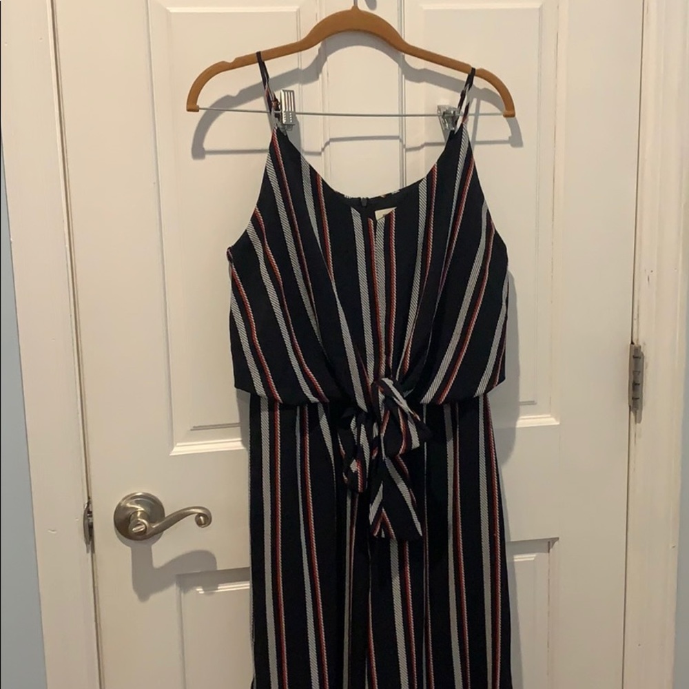 Jumpsuit With leg slit